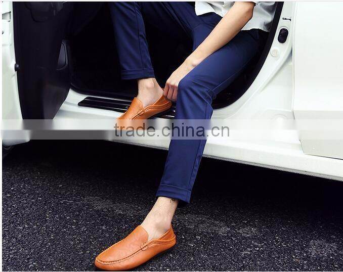 men round toe comfortable breathable flexible casual driver dress shoes