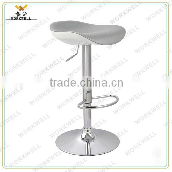 cheap design ABS metal high swivel bar lounge chairs