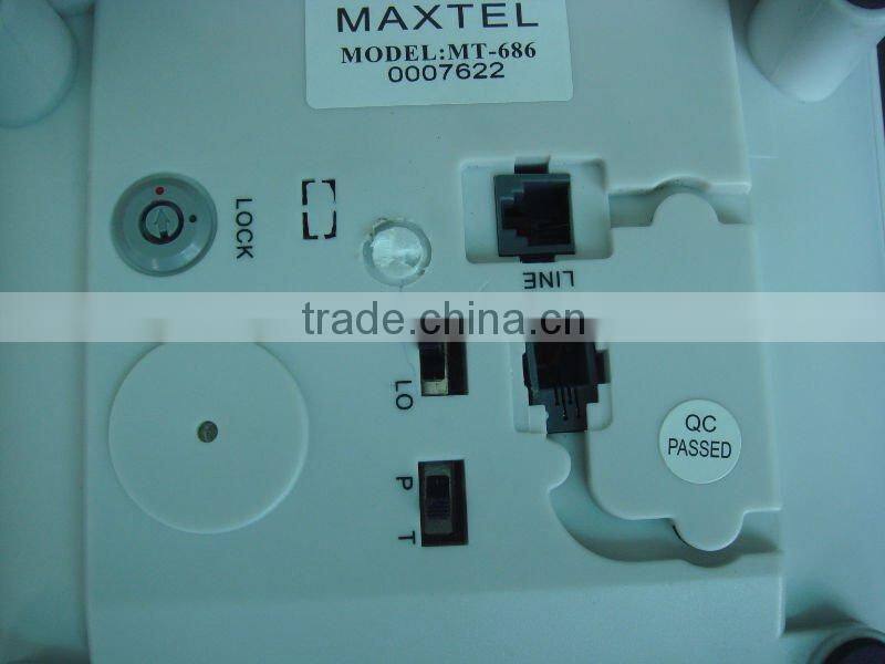 Emergency Caller ID Telephone With Memory