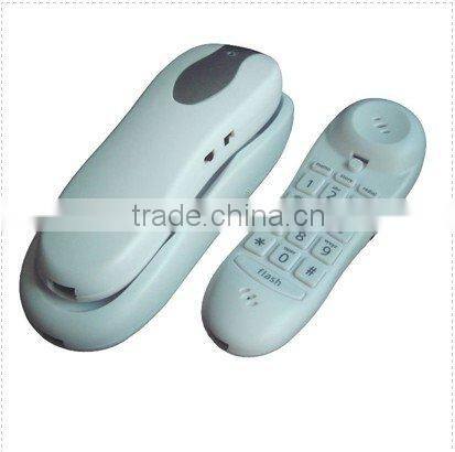 Slim Phone Wall Mountable Telephone Set