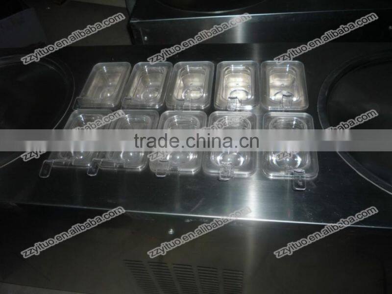 China Supply Newest Design Instant Ice Cream Roll Machine