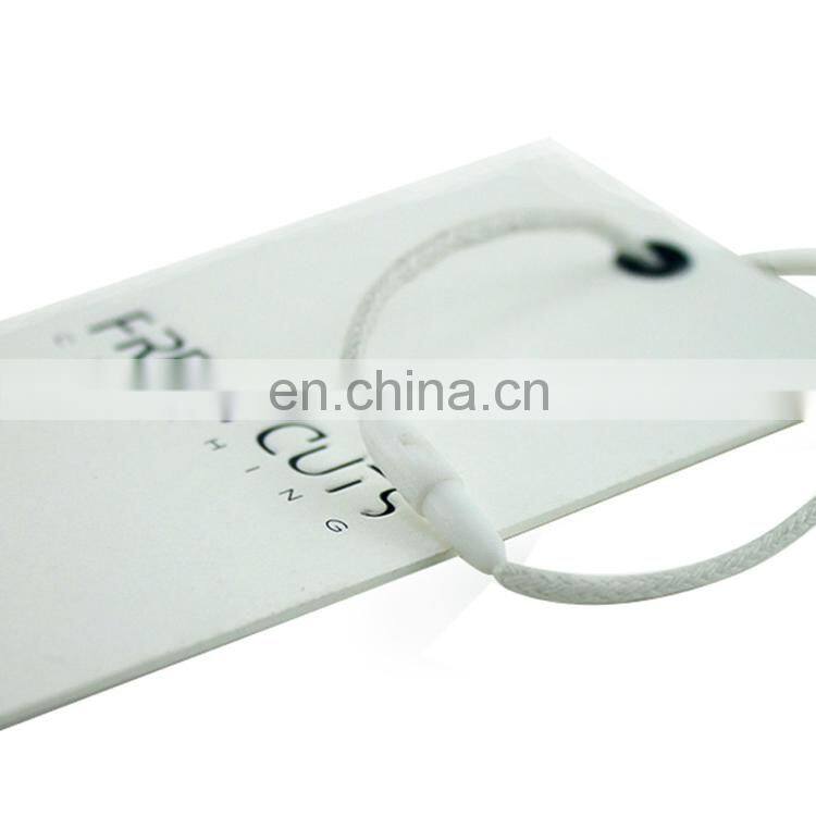 Wholesale custom logo paper swing hang tag for clothing Vintage paper tags