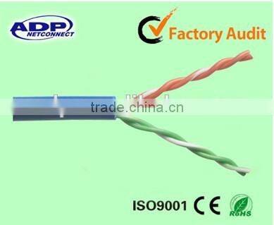 High quality 2pair telephone cable pure copper with fluke test