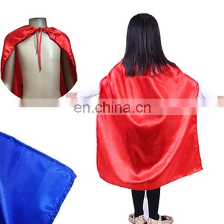 Made in China Halloween Cosplay Satin Children Cape for Boys and Girls
