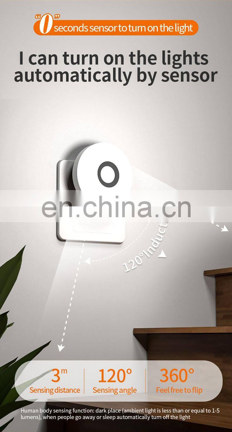 Led Under Cabinet Light With PIR Motion Sensor Auto Usb Infrared Wardrobe Sensor Ceiling Wall Light For Kitchen Stair