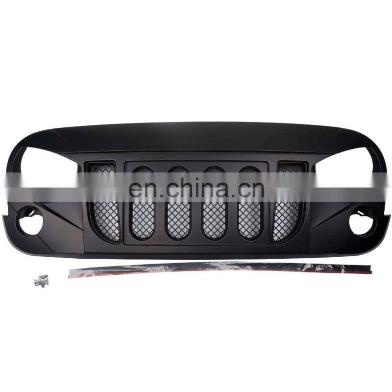 J215 for jeep JK front grille ABS material for wrangler 2007-2017 lantsun