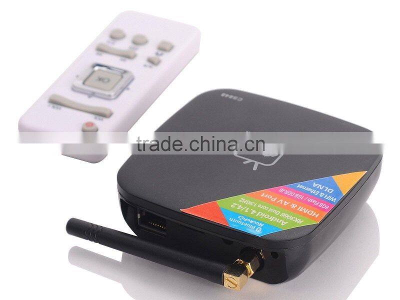 Dual-Core RK3066 Bluetooth 1G/8G Smart TV Box with 2.4G RC CS848