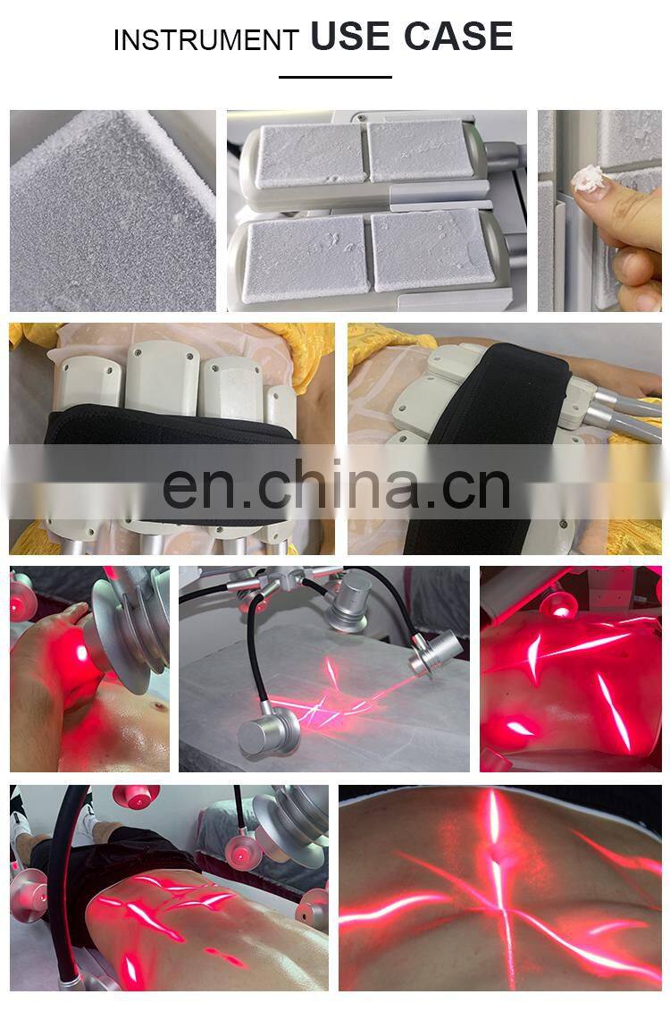 2022 6D laser slimming Weight Loss Shape body shaping red 635nm Wavelength cryo Laser EMS Therapy Fat Removal Machine with CE