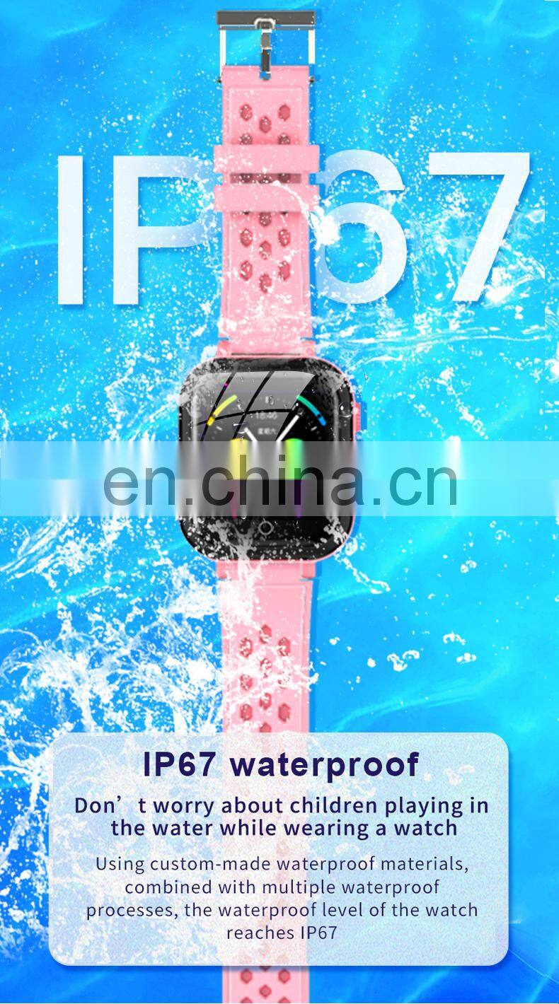 Outdoors gps tracking device smartwatch long life battery sim sos touch camera child mobile watch phone