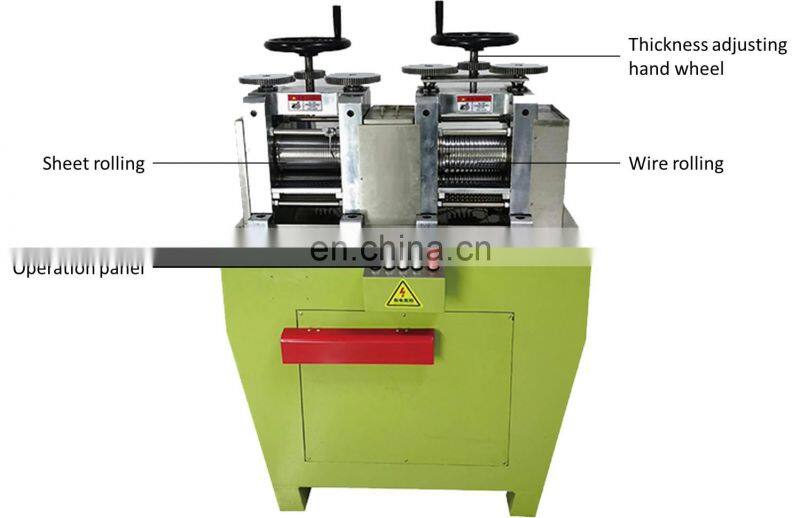 Small type jewelry metal bar gold rod milling machine