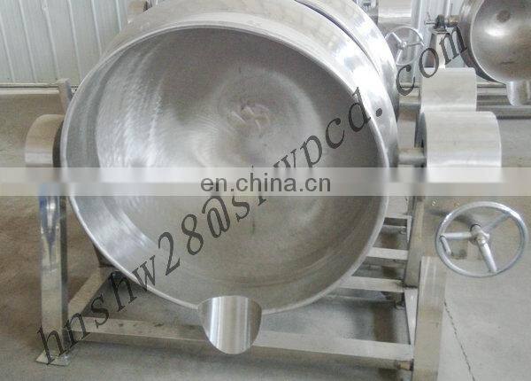 Tiltable with stirring electric jacket cooking pot 1000L jacket kettle