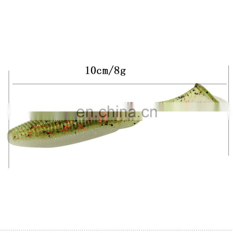 JOHNCOO Fishing Lure Soft Bait 10cm 8g Swimming Baits Saltwater Bait Soft Plastic Worm