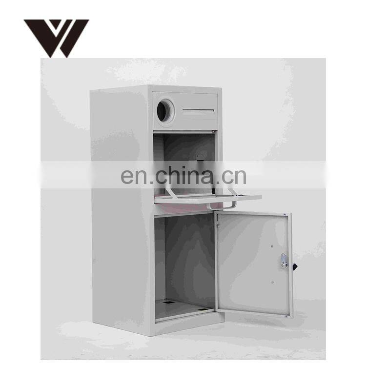 Home Large Package Waterproof Outside Metal Steel Letter Mail Mailbox Post Wall Mount Outdoor
