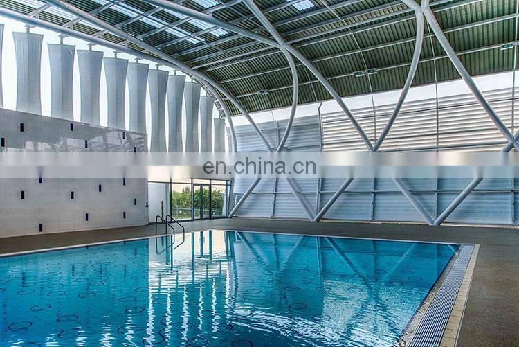 Cheap Steel Structure Commercial Prefabricated Buildings For Swimming Pool Or Hopping Mall