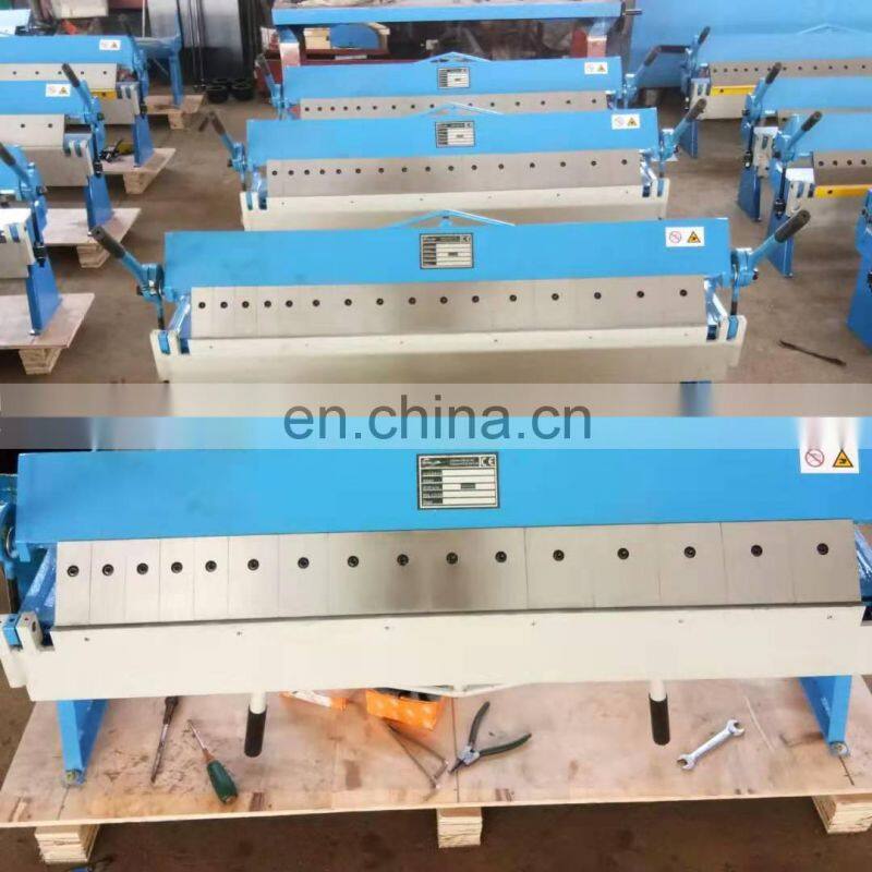 W1.5x1220 foot shear and hand shear forming machine