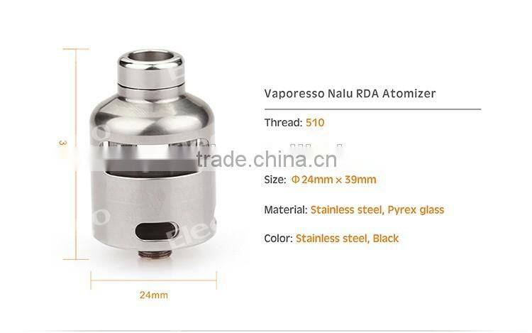 Wholesale Vaporesso Nalu RDA Atomizer with 24mm NEW DIY Tank