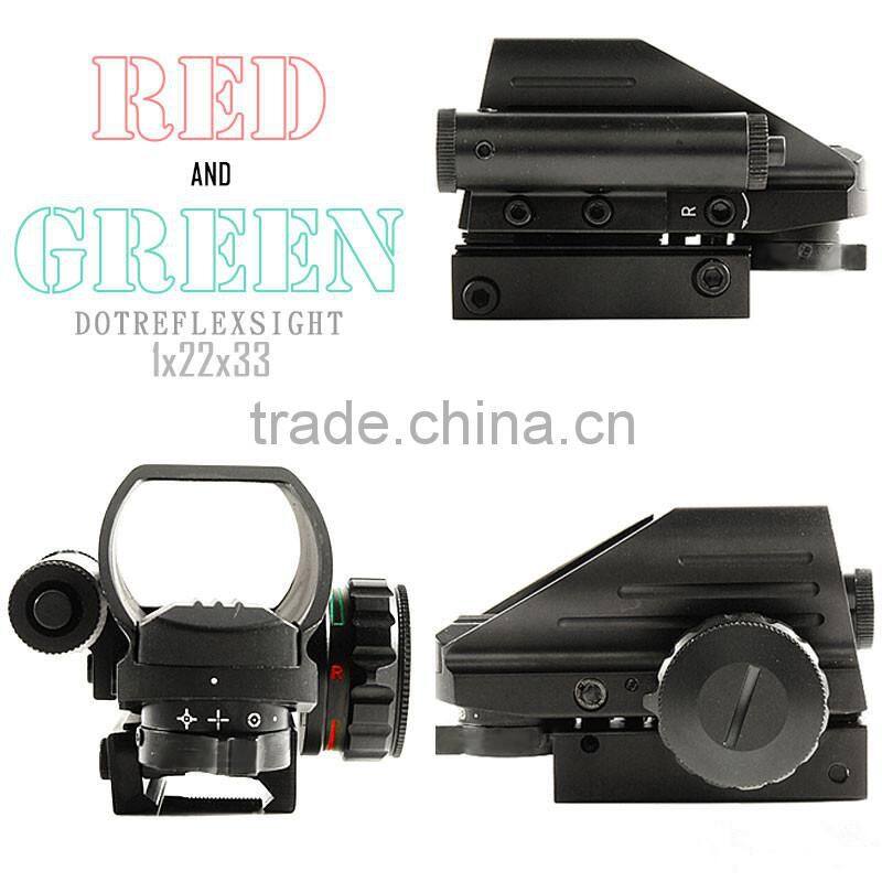 New Product Red and Green Dot Reflex Sight with Laser HDR33B