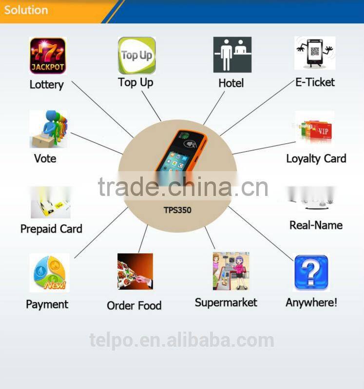Telpo TPS350 CE WIFI WCDMA Safety Administration Portable POS Terminal