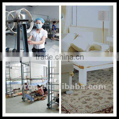 Turkish double knots hand made boutique silk luxury hotel corridor carpet