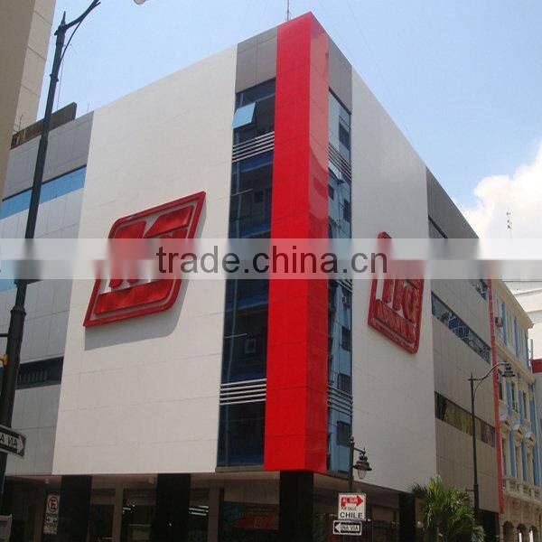 PVDF 6mm dibond guangzhou sandwich panel reynobond