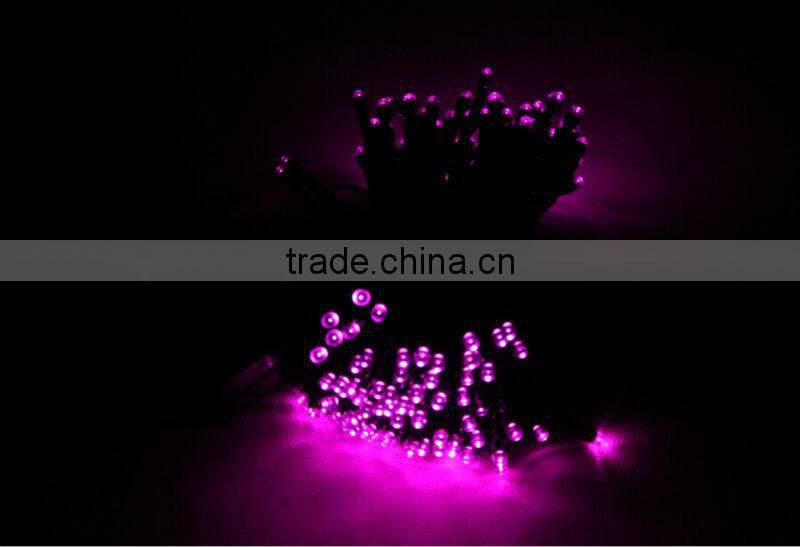 Best Selling 22m 200 LED Solar Christmas String Light for Outdoor, Gardens, Homes, Christmas Party Pink