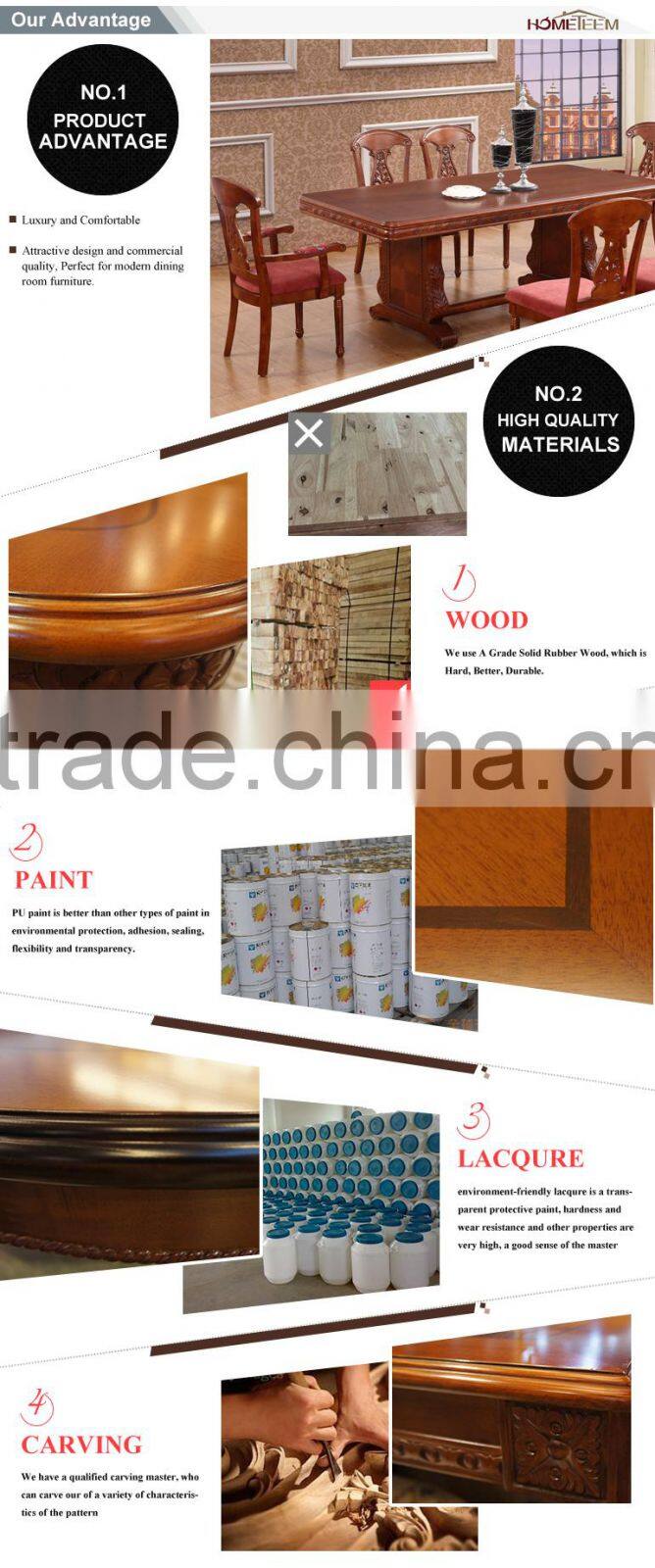 2015 popular design wood furniture restaurant wooden chair