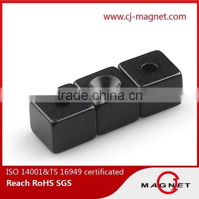 rare earth N35-N52 block permanent neodymium magnet synchronous motor magnet passed by ISO14001, ISO9001, ISO/TS16949
