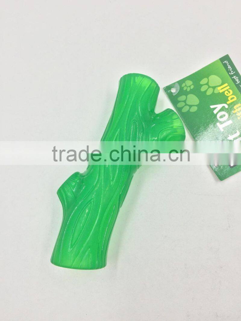 Pet rubber cotton rope toys, rubber tree trunks