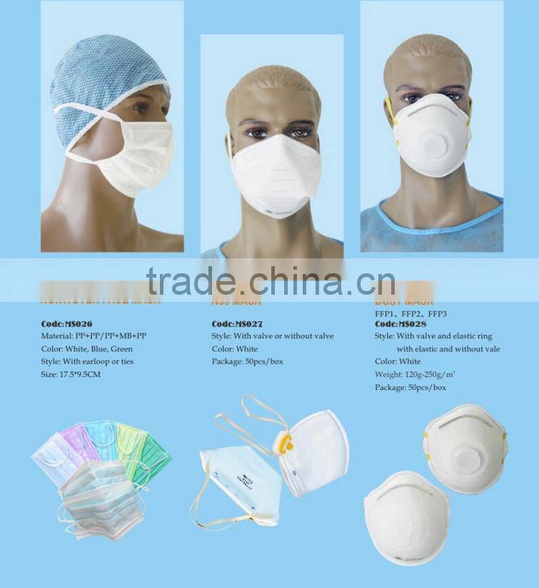 disposable 4-ply active carbon dust mask pollution
