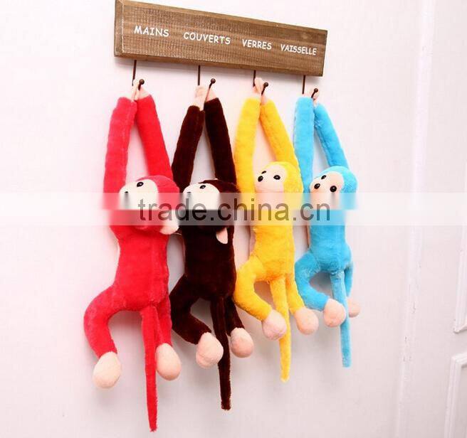 plush monkey/plush monkey toys/plush hanging monkey toys/ long arms and legs monkey plush toy