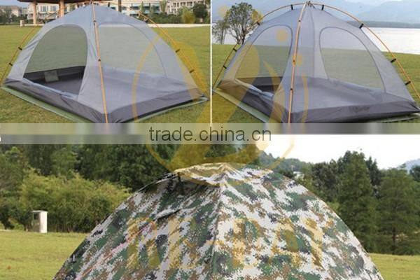 Hot sales waterproof wind resistant camouflage camping tent