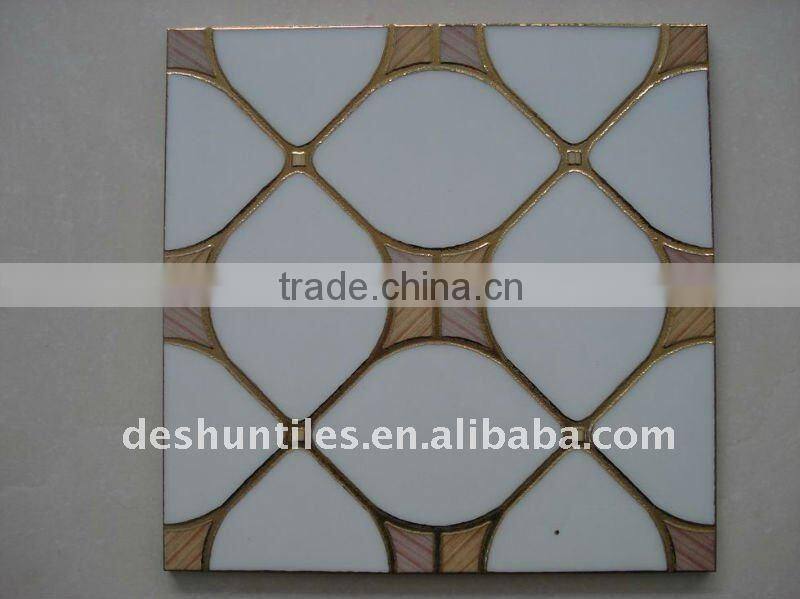 Glazed floor tiles