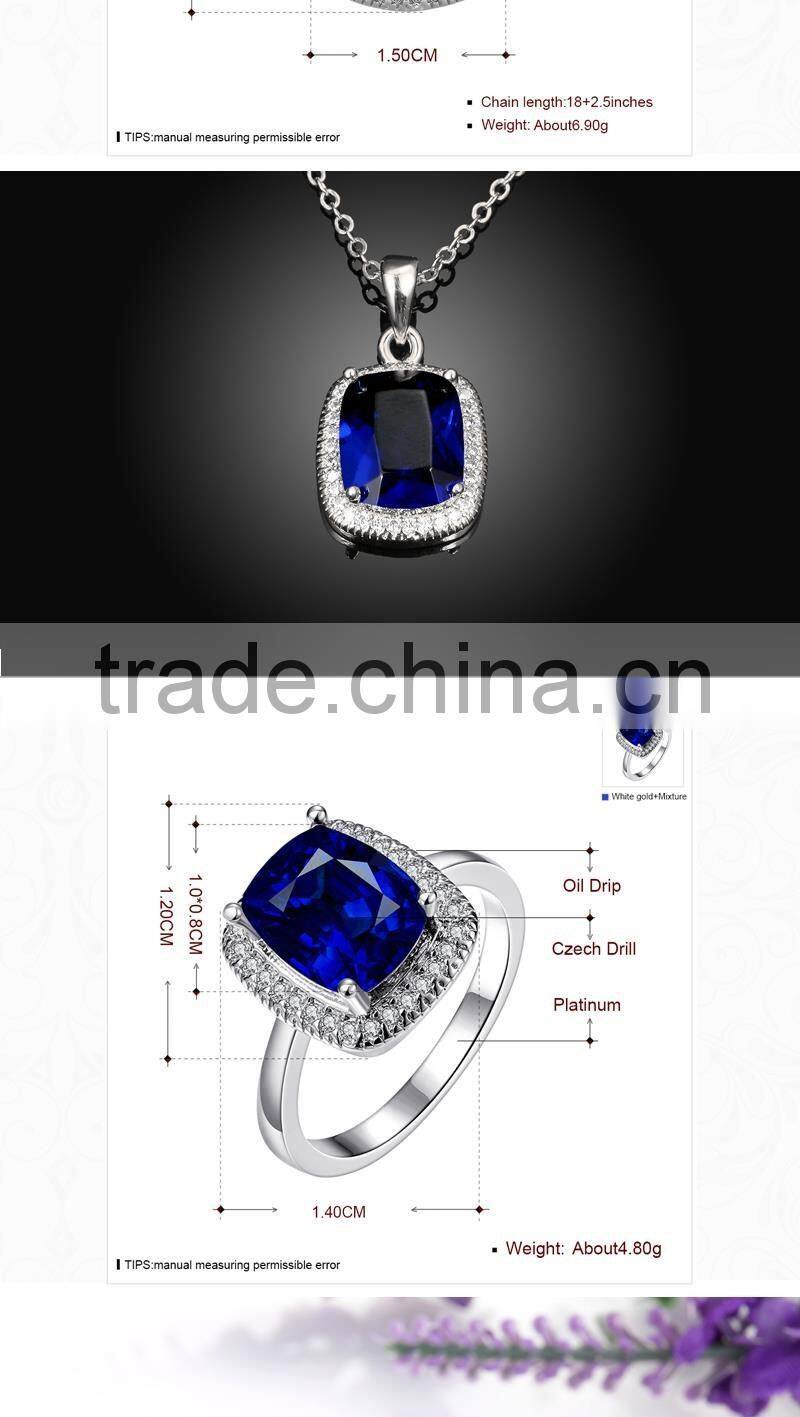 Fashion and modern jewelry 18K Gold Plating Jewelry Set