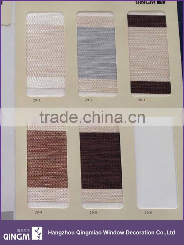China Manufaturer Polyester Material Horizontal Pattern Fabric of Zebra Blinds