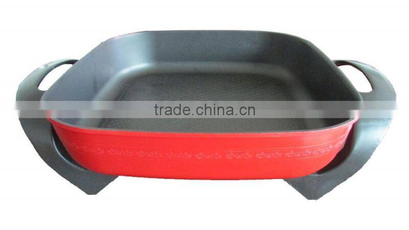 CNZIDEL high quality 32 square korean frying pan