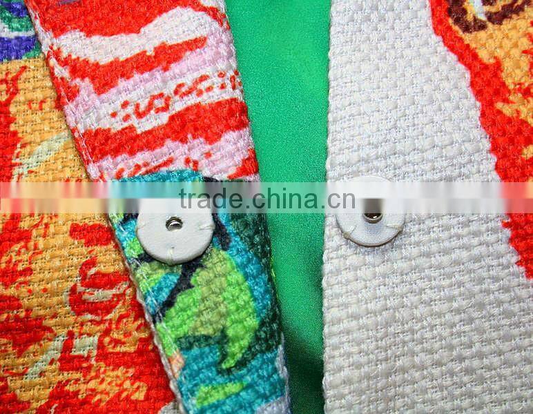 2014 Autumn & Winter High-end runway woolen plus size parrot printed coat women