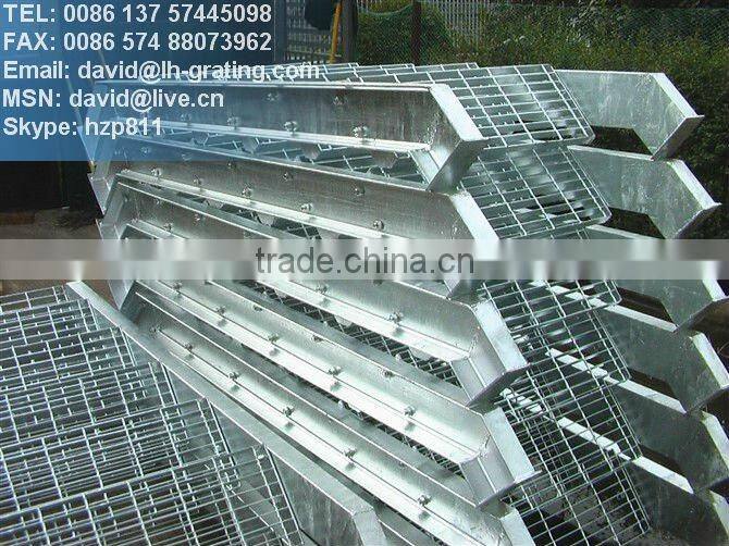 galvanized industrial steel staircase