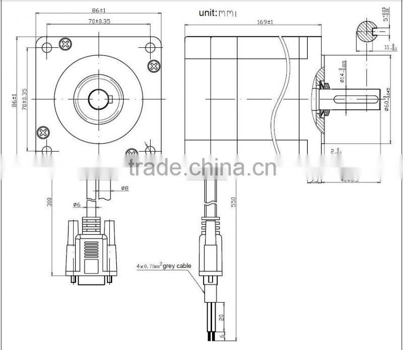 closed loop stepping motor ,Nema 34 closed loop hybrid stepping motor manufacturing