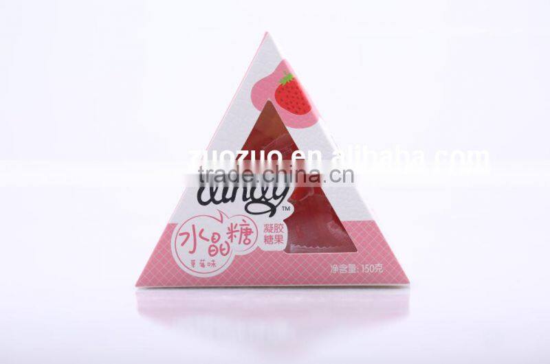 150g cheap delicious gift box packing fruit jellly candy gummy