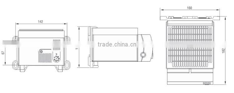 SAIPWELL CS 130 1200W Compact High-performance Fan Heater