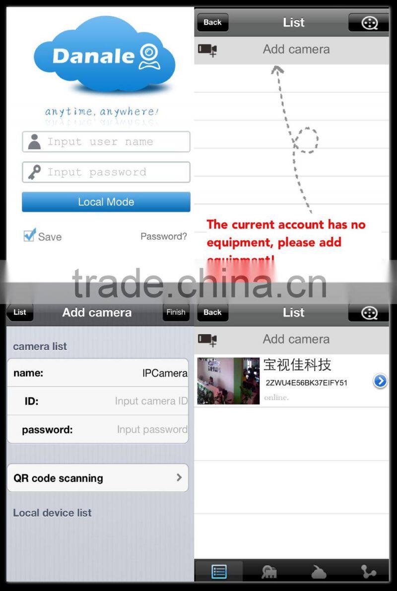 1.3MP 960P Varifocal Lens 2.8-12mm Array LED IP Camera Auto Zooms