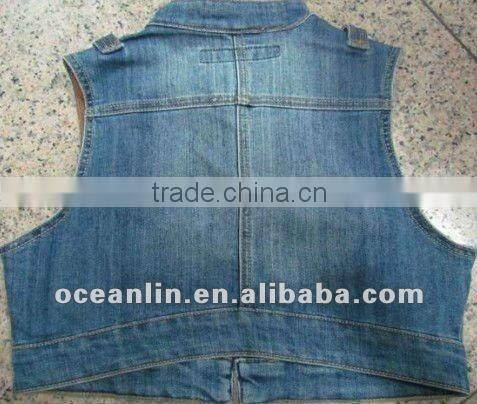 sleeveless cowboy coat for ladies SO