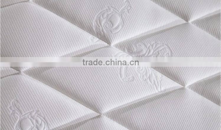 White Knitted Fabric Euro Spring Mattress