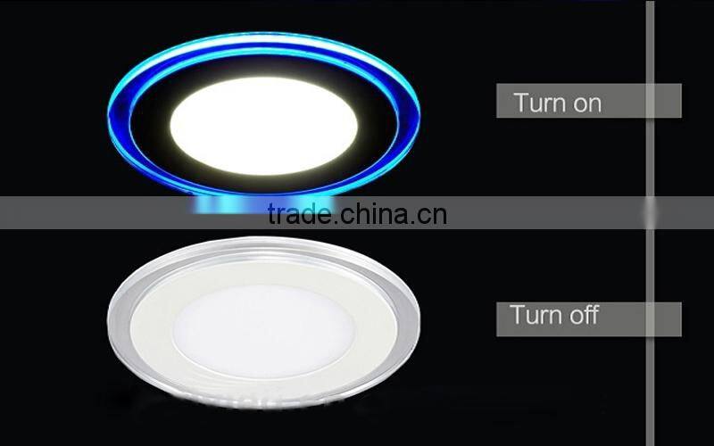 New Design Multicolor LED Panel Lamp Aluminum CE RoHS Best Selling 6W 9W 12W 18W 20W