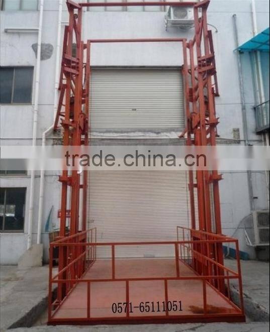 Vertical Guide Rail Hydraulic Cargo Elevator with Competitive Price