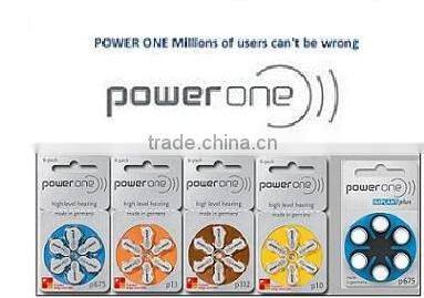 power one Hearing aid battery button cell batteries hot sale