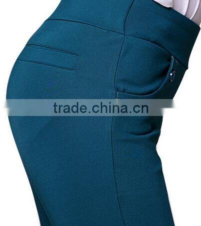custom made high quality brand cotton pants of women