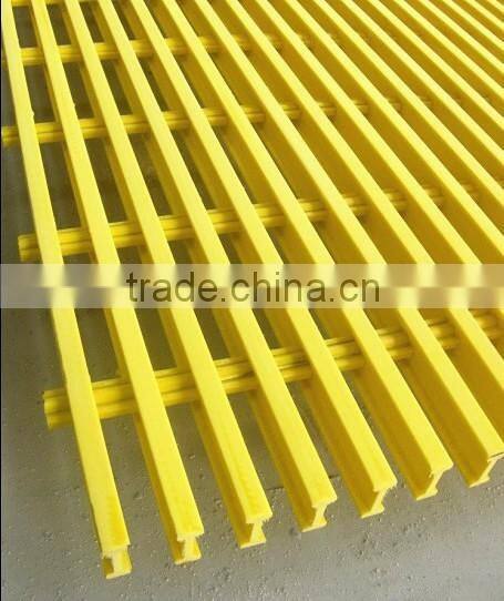 Heavy Duty Pultruded FRP Gratings For Trench Cover