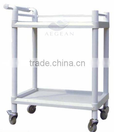 medical funiture AG-UTB05 CE ISO approved hospital movable plastic utility cart