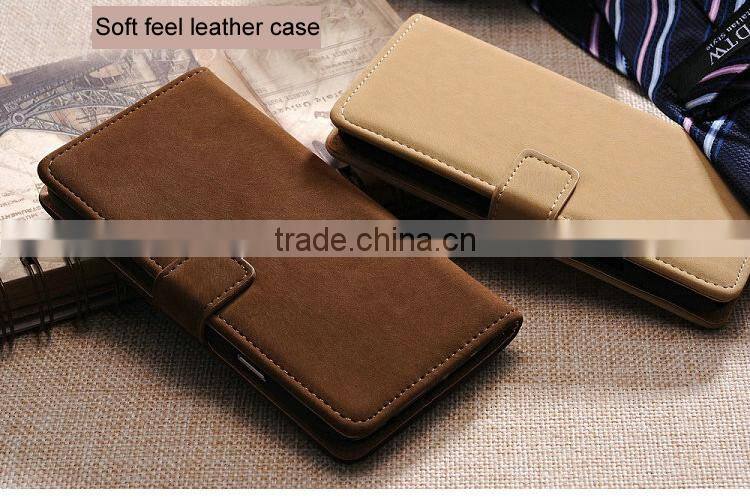 Soft squirrel wallet leather flip cover for asus zenfone 2 laser ze550kl